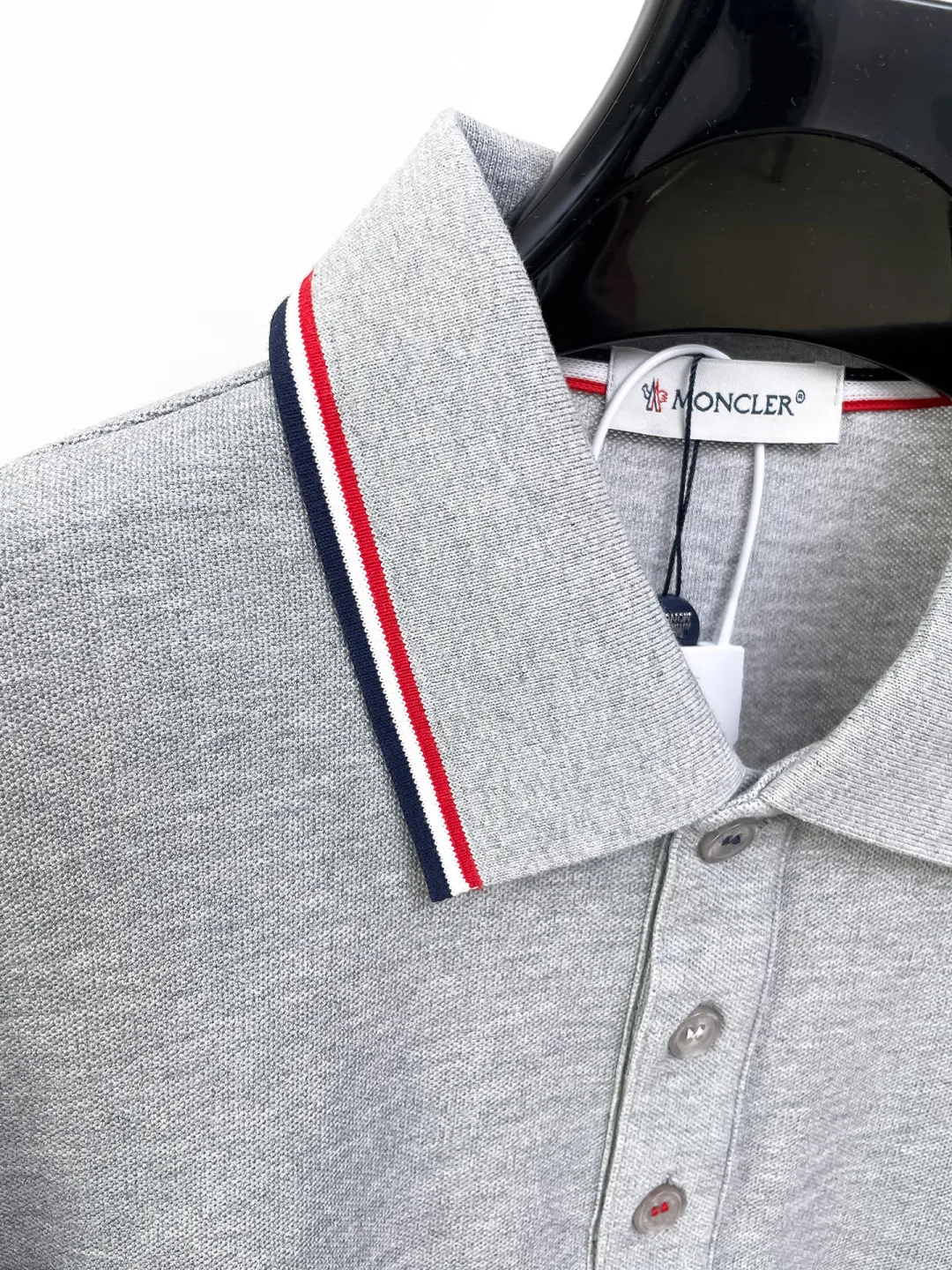 MONCLER New Arrival Polo Same Style 260 ， Factory New Arrival Versatile : Black White Royal Blue Gray Size：S-XXL